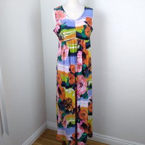 💥 EUC Onque Casuals Floral Sleeveless Maxi Dress